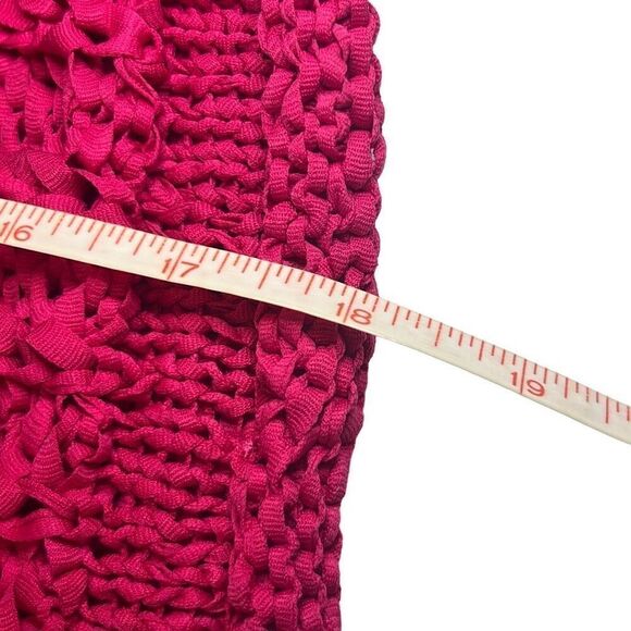 Moth EUC Pink Ribbon Knit Sleeveless Mock Turtleneck Tank Sz XS - Picture 7 of 8